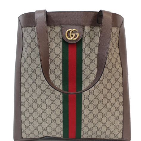 gg supreme tote gucci|ophidia gg large shoulder bag.